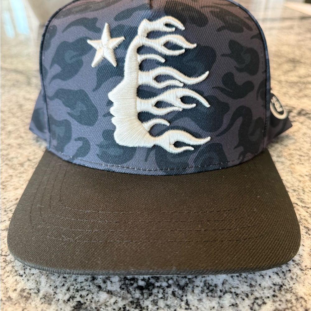 Hellstar Cheeta Print Hat Black (Snapback)